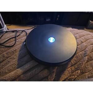 JAYEGT 10 Inch Turntable White LED Luminous Rotating Display Stand , 10 Lb Max